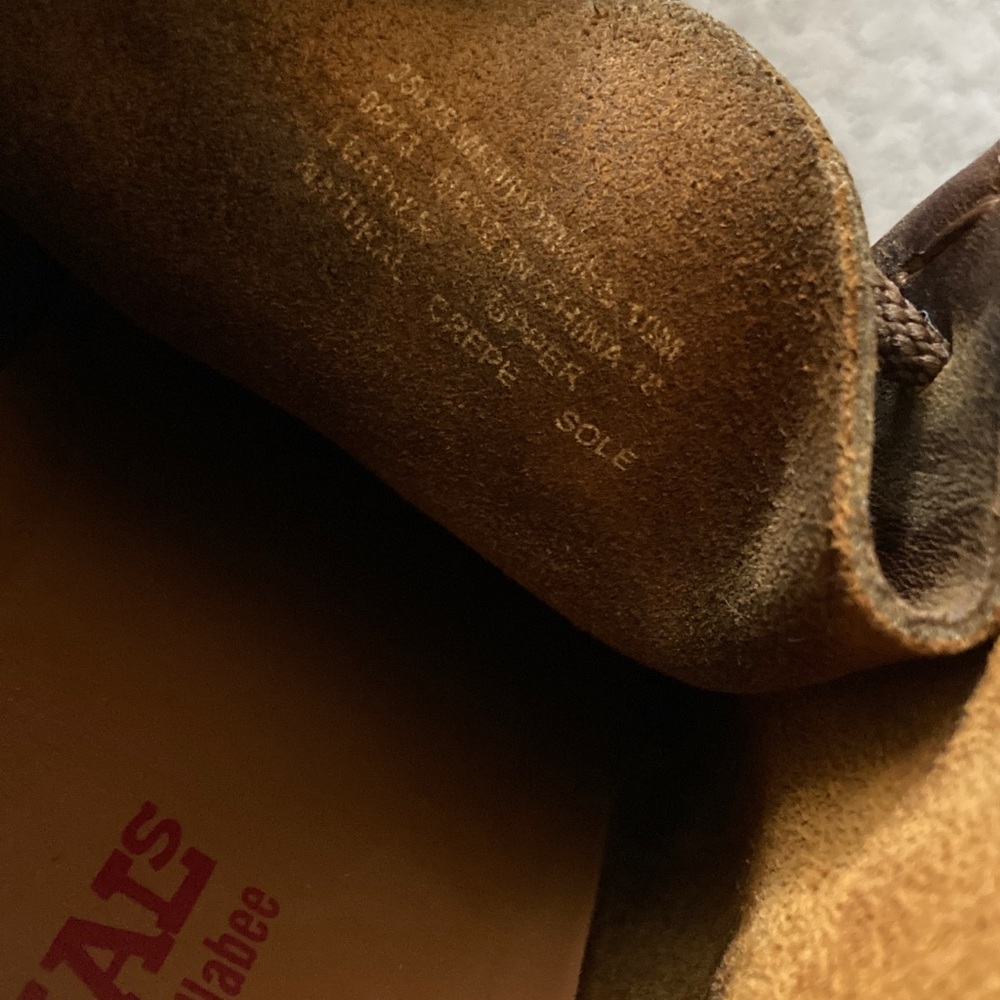 Clarks Original Wallabee leather chukka boots, Men's 10. - Picture 10 of 10